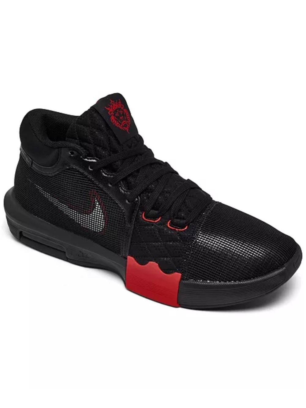 Nike LeBron Witness VIII Black/White-University Red FB2239-005 Basketball Shoes